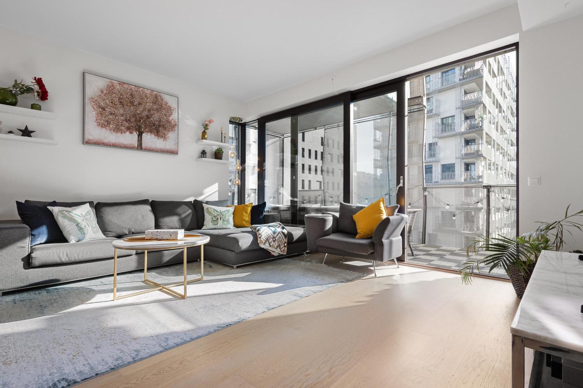 Spacious Modern 2Br Apartment At Central Oslo Barcode Kültér fotó
