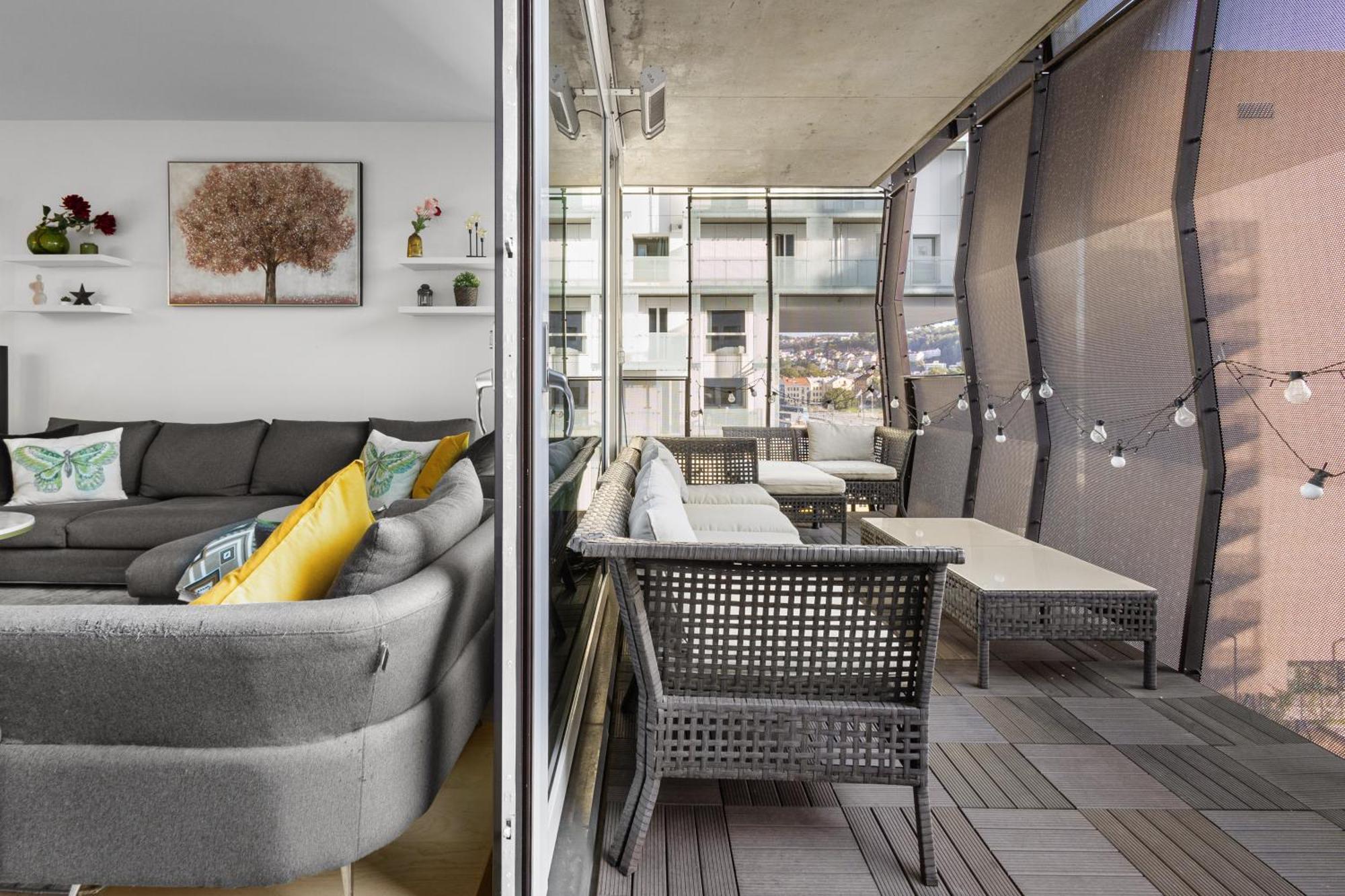 Spacious Modern 2Br Apartment At Central Oslo Barcode Kültér fotó