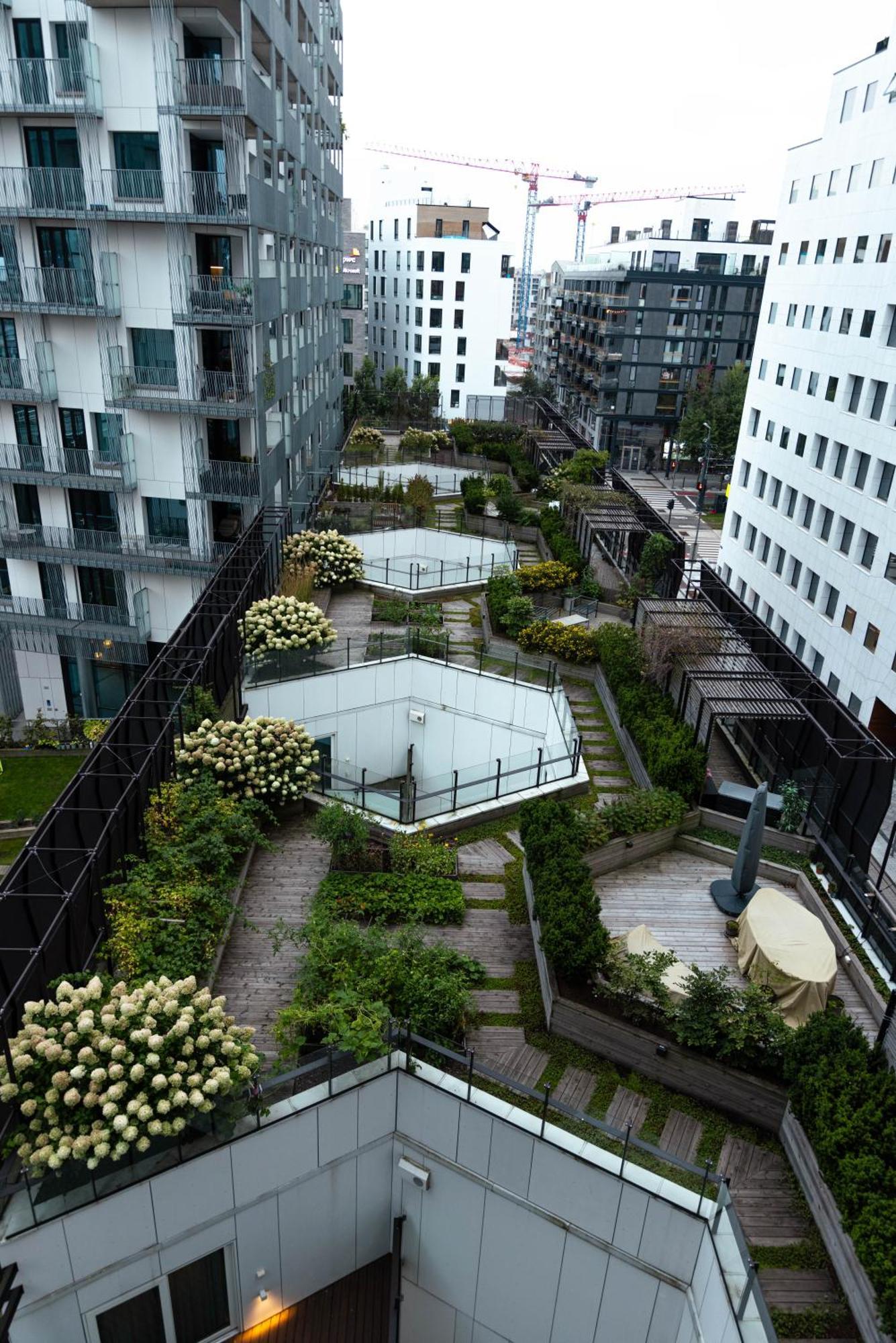 Spacious Modern 2Br Apartment At Central Oslo Barcode Kültér fotó